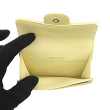 Load image into Gallery viewer, CHANEL Matelasse Classic Card Case YellowAP0214 Lambskin
