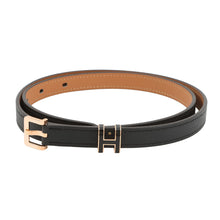 将图像加载到图库查看器中，HERMES Pop H Belt Size 75 Black/Gold Epsom
