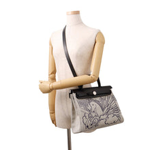 Load image into Gallery viewer, HERMES Herbag Zip Pegasus Pop Black/Blue Indigo/Ecru Toile H Vache Hunter Leather Size PM
