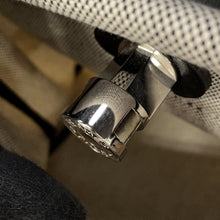 Load image into Gallery viewer, HERMES Herbag Zip Pegasus Pop Black/Blue Indigo/Ecru Toile H Vache Hunter Leather Size PM
