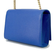 将图像加载到图库查看器中，SAINT LAURENT PARIS Kate Shoulder Bag Blue354121 Leather
