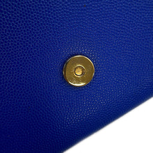 将图像加载到图库查看器中，SAINT LAURENT PARIS Kate Shoulder Bag Blue354121 Leather

