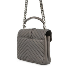 将图像加载到图库查看器中，SAINT LAURENT PARIS College 2WAY Handbag Gray428056 Leather
