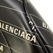 将图像加载到图库查看器中，BALENCIAGA The Hacker Project Jackie 1961 Shoulder Bag Black/Beige636712 Leather Size Medium
