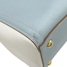 Load image into Gallery viewer, PRADA Saffiano Leather 2WAYHandbag Light Blue/WhiteBN2438 Leather
