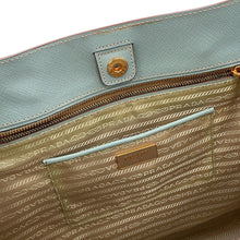 Load image into Gallery viewer, PRADA Saffiano Leather 2WAYHandbag Light Blue/WhiteBN2438 Leather
