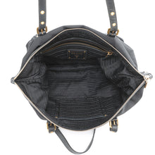 将图像加载到图库查看器中，PRADA Logo 2WAY Tote Bag BlackBR4255 Nylon Leather
