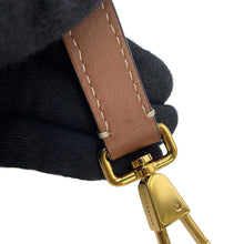 将图像加载到图库查看器中，BURBERRY Pocket bag Natural/Malt Brown80393611 Canvas Leather Size Mini
