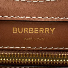 将图像加载到图库查看器中，BURBERRY Pocket bag Natural/Malt Brown80393611 Canvas Leather Size Mini
