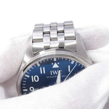 将图像加载到图库查看器中，IWC Big Pilot's Watch 43 W43mm Stainless Steel Blue DialIW329304
