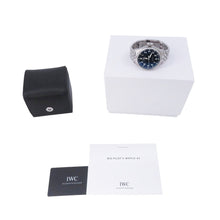 将图像加载到图库查看器中，IWC Big Pilot's Watch 43 W43mm Stainless Steel Blue DialIW329304
