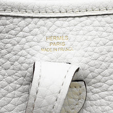 Load image into Gallery viewer, HERMES Evelyne New White Taurillon Clemence Size TPM
