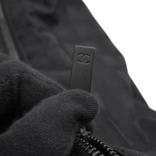 Load image into Gallery viewer, CHANEL New Travel Line Travel Bag Black Nylon

