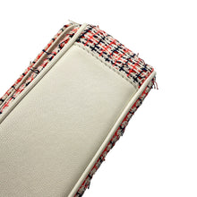 将图像加载到图库查看器中，CHANEL CC Logo Flap Chainshoulder Bag White/Multicolor Tweed Leather
