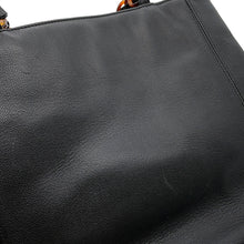 将图像加载到图库查看器中，CHANEL CC Logo Plastic Chain Tote Bag Black/Brown Caviar Leather
