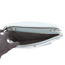 将图像加载到图库查看器中，FENDI dot com 2WAY Handbag Blue8BN293 Leather
