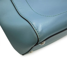 将图像加载到图库查看器中，FENDI dot com 2WAY Handbag Blue8BN293 Leather
