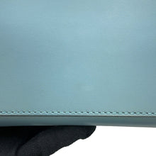 将图像加载到图库查看器中，FENDI dot com 2WAY Handbag Blue8BN293 Leather
