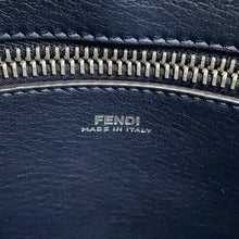 将图像加载到图库查看器中，FENDI dot com 2WAY Handbag Blue8BN293 Leather
