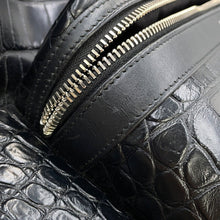 Load image into Gallery viewer, SAINT LAURENT PARIS City Backpack Black534967 Croco embossed leather
