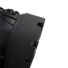 将图像加载到图库查看器中，TOD’S logo combat boots BlackXXW08J0EY53RBTB999 Leather Size 39
