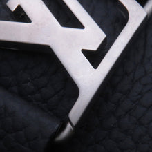 将图像加载到图库查看器中，LOUIS VUITTON loafers Navy Leather Size 6 1/2
