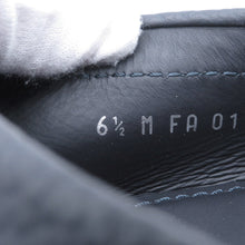 将图像加载到图库查看器中，LOUIS VUITTON loafers Navy Leather Size 6 1/2
