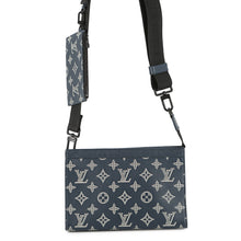 Load image into Gallery viewer, LOUIS VUITTON Gaston Wearable Wallet NavyM83384 Monogram Shadow
