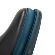 将图像加载到图库查看器中，Bottega Veneta Lace-up INTRECCIATO business shoes Black/Blue Leather Size 38
