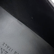 将图像加载到图库查看器中，Bottega Veneta Lace-up INTRECCIATO business shoes Black/Blue Leather Size 38
