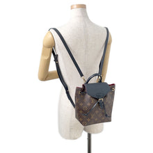Load image into Gallery viewer, LOUIS VUITTON Montsouris NM RedM45516 Monogram colored leather Size BB
