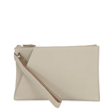 Load image into Gallery viewer, HERMES Caba Cityslide clutchertige Gris Tourterelle Togo Leather Size 24
