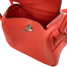 将图像加载到图库查看器中，HERMES Lindy Rose texas Taurillon Clemence Size Mini
