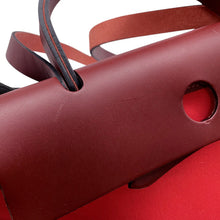Load image into Gallery viewer, HERMES Herbag zip RougeSellier Toile Officier Box Calf Leather Size PM
