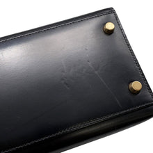 Load image into Gallery viewer, HERMES Kelly Sellier Black Box Calf Leather Size 32
