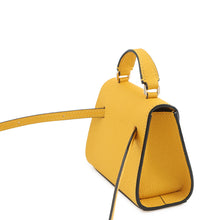 将图像加载到图库查看器中，Valextra Valextra Iside Belt Crossbody Bag Sunshine YellowSGES0061028LOCPL99JS Soft Calf Leather Size micro
