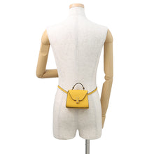 将图像加载到图库查看器中，Valextra Valextra Iside Belt Crossbody Bag Sunshine YellowSGES0061028LOCPL99JS Soft Calf Leather Size micro
