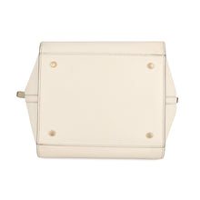 Load image into Gallery viewer, Valextra Valextra B Cube Shoulder Bag Ivory Leather
