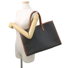 将图像加载到图库查看器中，CELINE Cabas Horizontal Tote Bag Tan197912 PVC Leather
