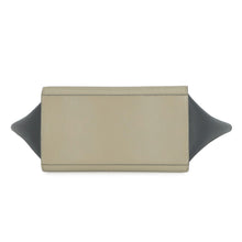 将图像加载到图库查看器中，CELINE Trapeze 2way Bag Navy/Beige174683 Leather Size Small
