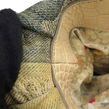 Load image into Gallery viewer, CELINE Paris Macadam 2-way Bag Blue/Ivory Denim Leather
