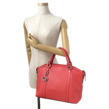 Load image into Gallery viewer, GUCCI 2way Tote Bag Red/Brown341503 Leather
