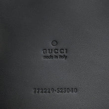 将图像加载到图库查看器中，GUCCI Cutout Motif Tote Bag Black772229 Leather Size Medium
