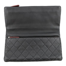 Load image into Gallery viewer, CHANEL Matelasse Clutch Bag BlackA69391 Lambskin
