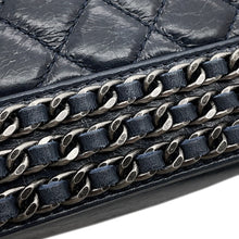 Load image into Gallery viewer, CHANEL Boy Chanel ChainShoulder Bag NavyA67085 Lambskin Size 20
