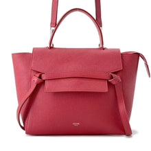 将图像加载到图库查看器中，CELINE Belt bag Red189153 Leather Size micro
