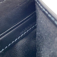 将图像加载到图库查看器中，BURBERRY Check Pattern Compact Wallet Charcoal Grey8062606 Leather
