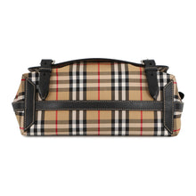 Load image into Gallery viewer, BURBERRY Nova Check Messenger Bag Beige/Black4077391 Nylon Leather

