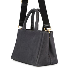 将图像加载到图库查看器中，PRADA Robot Canapa 2-way Tote Bag Navy/Multicolor1BG439 Canvas
