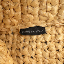 Load image into Gallery viewer, PRADA Crochet Tote Bag Beige1BG422 Raffia Size Small
